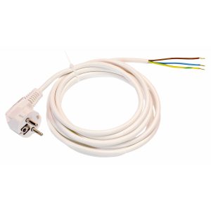 Cablu de alimentare H05VV-F 3g x 1.5 x 2.5m, alb