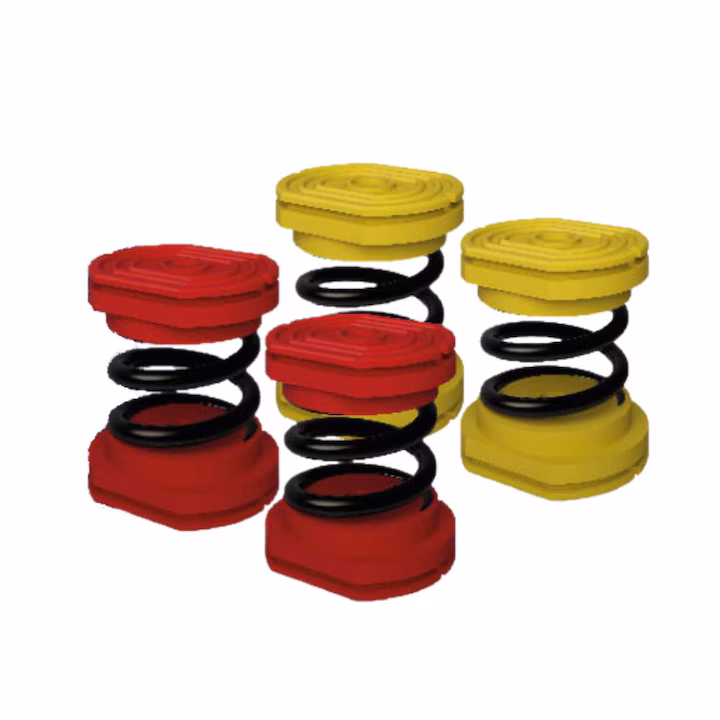 Amortizoare vibratii aer conditionat Susta Colours Range Rosu si Galben pentru UE 24