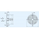 Ventilator axial YWF4E-500S 500 mm,220V, aspiratie - imagine 2