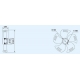 Ventilator axial YWF4E-500S 500 mm,220V, aspiratie - imagine 3
