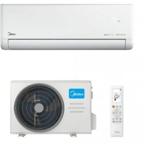 Aer conditionat Midea Solstice 12000 BTU EZ-12RD6-I MX2H-12RD6, AI EcoMaster, 180° Air Flow, Air Magic+, Functionare incalzire la -25°, WIFI Integrat