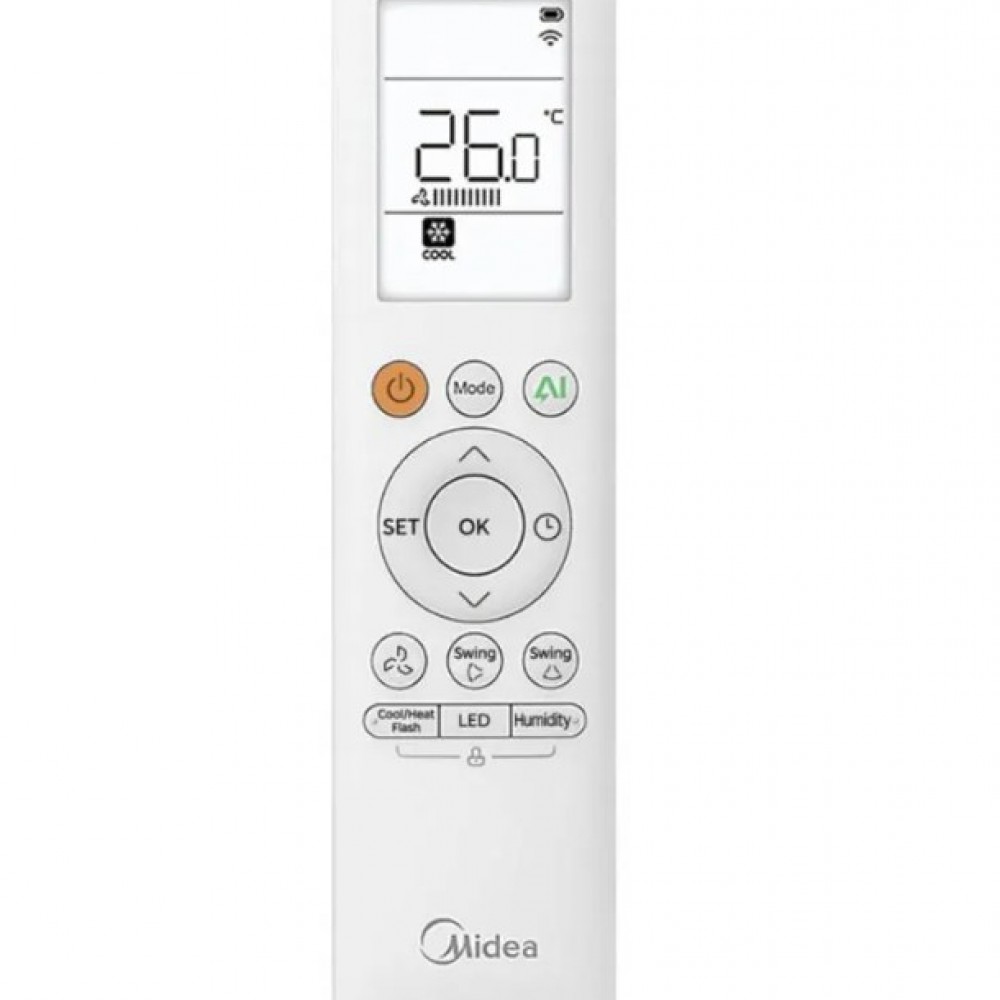 Aer conditionat Midea Solstice 12000 BTU EZ-12RD6-I MX2H-12RD6, AI EcoMaster, 180° Air Flow, Air Magic+, Functionare incalzire la -25°, WIFI Integrat - imagine 3